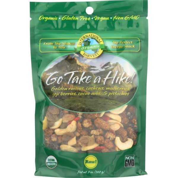 INTERNATIONAL HARVEST: Organic Go Take A Hike Trail Mix, 5 oz