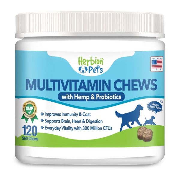 HERBION NATURALS: Tablet Pet Mltivtmin Chew, 120 tb