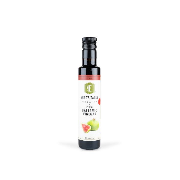 ENZOS TABLE: Vinegar Balsamic Fig Org, 250 ml