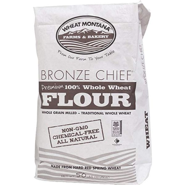 WHEAT MONTANA: Bronze Chief Flour, 50 lb