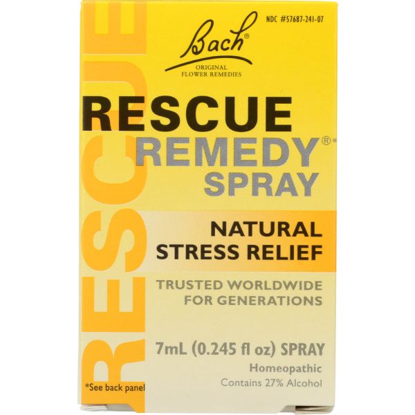 BACH ORIGINAL FLOWER REMEDIES: Rescue Remedy Spray, 0.245 oz