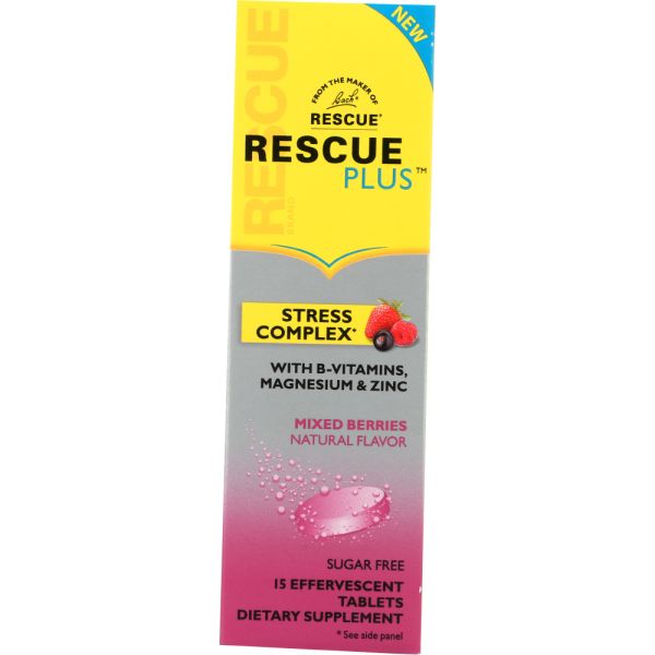 NELSON BACH: Rescue Plus Effervescent Mixed Berries, 15 pc