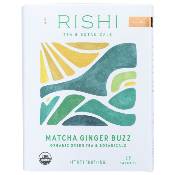 RISHI TEA: Tea Matcha Gngr Buzz, 45 gm