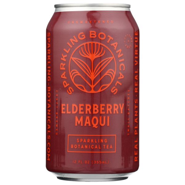 RISHI TEA: Beverage Sparkling Elderberry Maqui, 12 fo