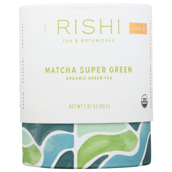 RISHI TEA: Tea Matcha Grn Super Loos, 2.82 oz