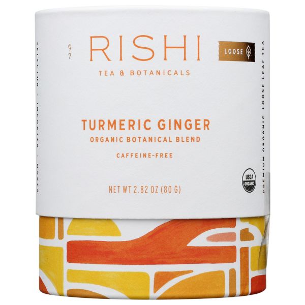 RISHI TEA: Tea Loose Turmeric Gngr, 2.82 oz