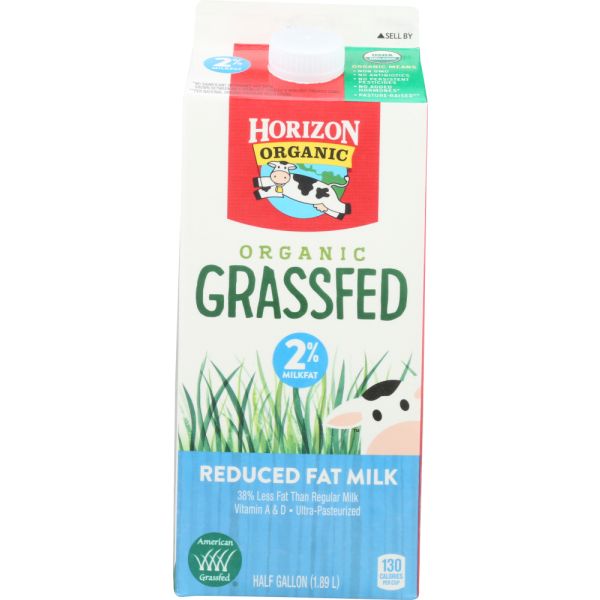 HORIZON: Organic Grassfed Reduced Fat Milk, 64 oz
