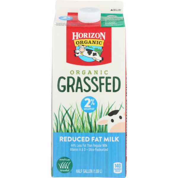 HORIZON: Organic Grassfed Reduced 2% Fat Milk, 64 oz