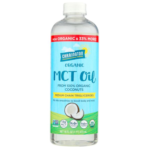 CARRINGTON FARMS: Organic MCT Oil, 16 oz