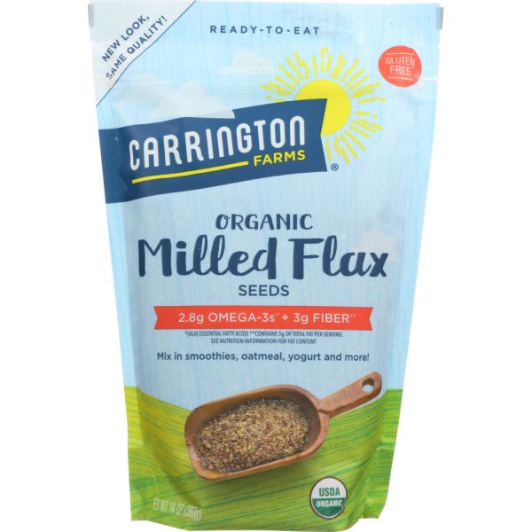 CARRINGTON FARMS: Organic Milled Flax Seeds, 14 oz