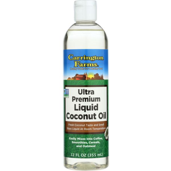 CARRINGTON FARMS: Premium MCT Liquid Coconut Oil, 12 oz