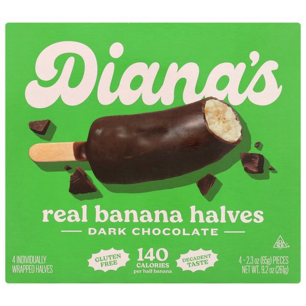 DIANAS BANANAS: Banana Babies Dark Choc, 9.2 oz