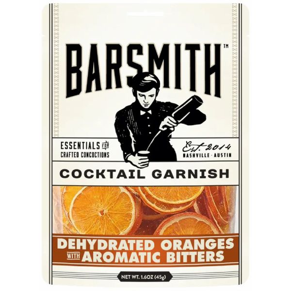 BARSMITH: Dehydrated Oranges With Aromatic Bitters Cocktail Garnish, 1.6 oz