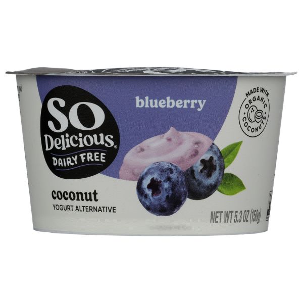 SO DELICIOUS: Blueberry Coconut Milk Yogurt Alternative, 5.3 oz