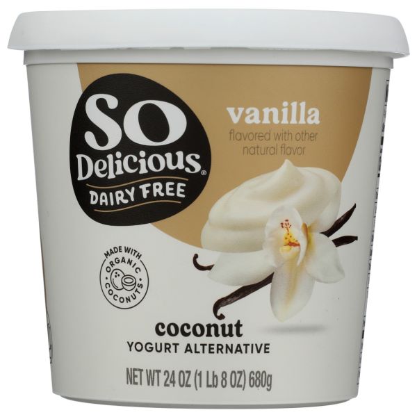 SO DELICIOUS: Coconut Yogurt Alternative Vanilla, 24 oz