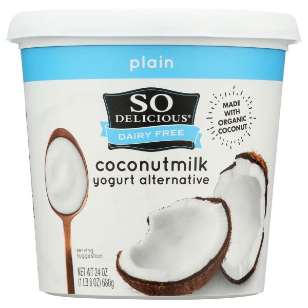 SO DELICIOUS: Plain Coconutmilk Yogurt Alternative, 24 oz