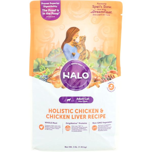 HALO PURELY: Cat Stew Wholesome Chicken, 3 lb