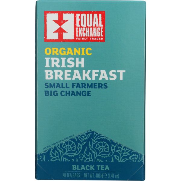 EQUAL EXCHANGE: Tea Irish Breakfast Org, 20 bg