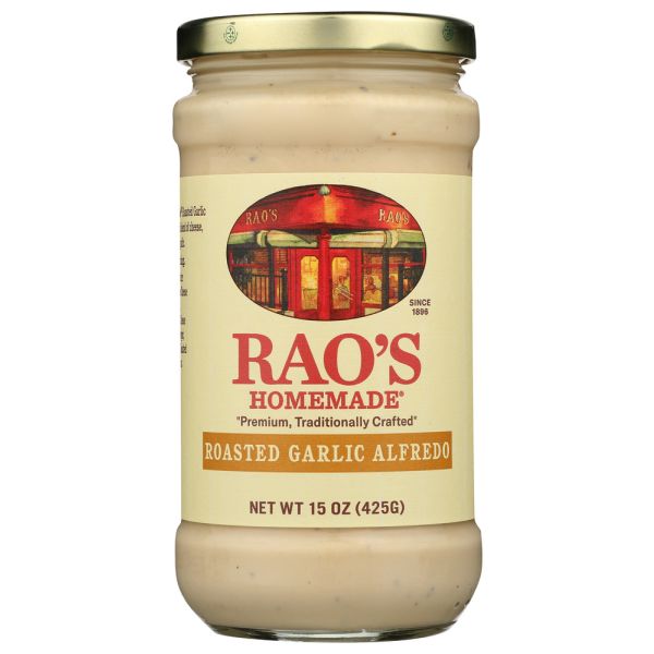 RAOS: Roasted Garlic Alfredo Sauce, 15 oz