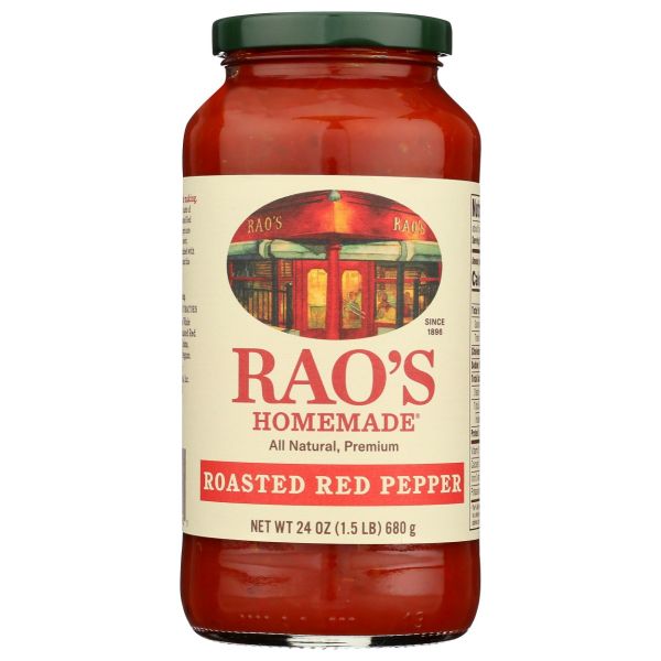 RAOS: Roasted Red Pepper Sauce, 24 oz