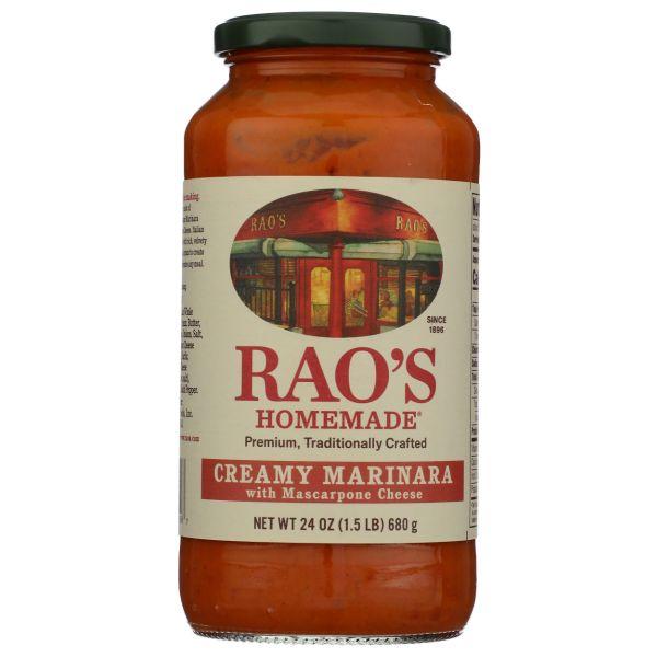 RAOS: Creamy Marinara with Mascarpone Cheese Sauce, 24 oz