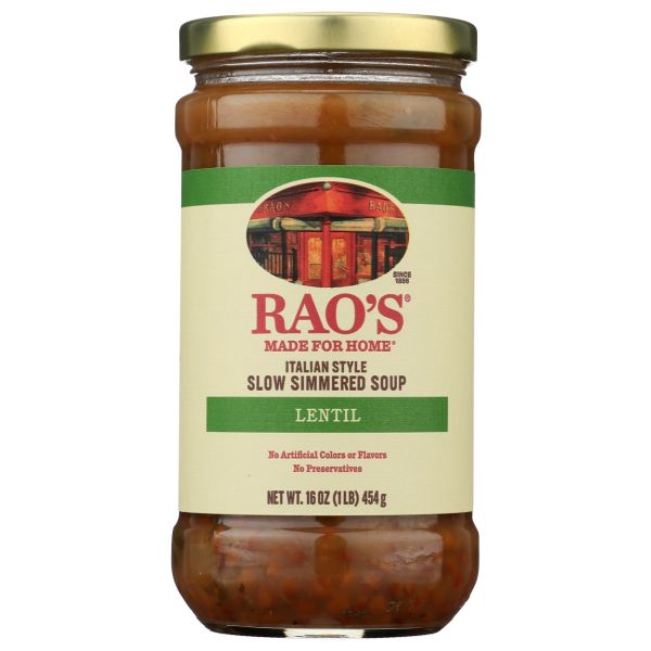 RAOS: Italian Style Lentil Soup, 16 oz