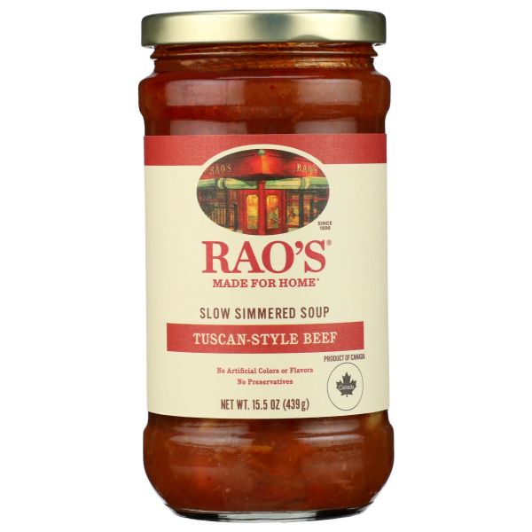 RAOS: Tuscan-Style Beef Soup, 15.5 oz