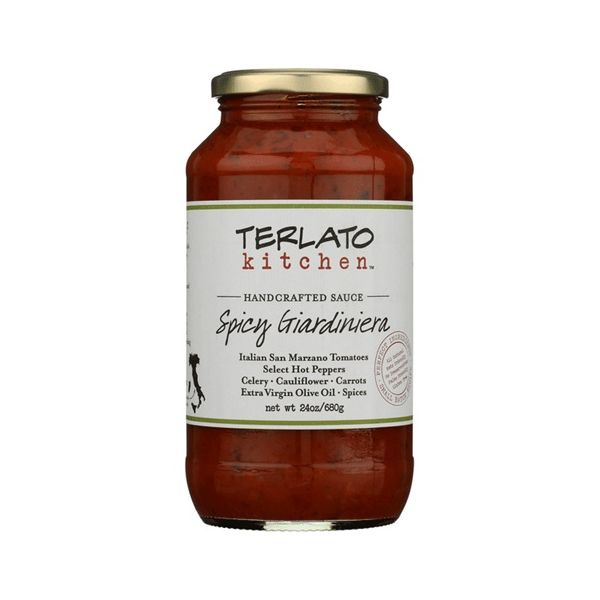 TERLATO KITCHEN: Spicy Giardiniera Pasta Sauce, 24 oz
