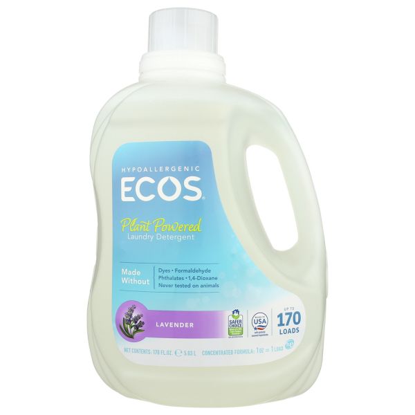 ECOS: Hypoallergenic Laundry Detergent Lavender, 170 oz
