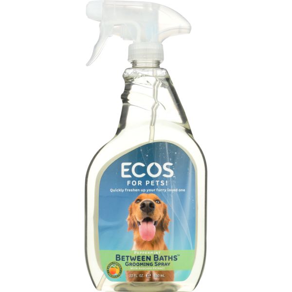 ECOS FOR PETS: Peppermint Grooming Spray for Pet, 22 oz