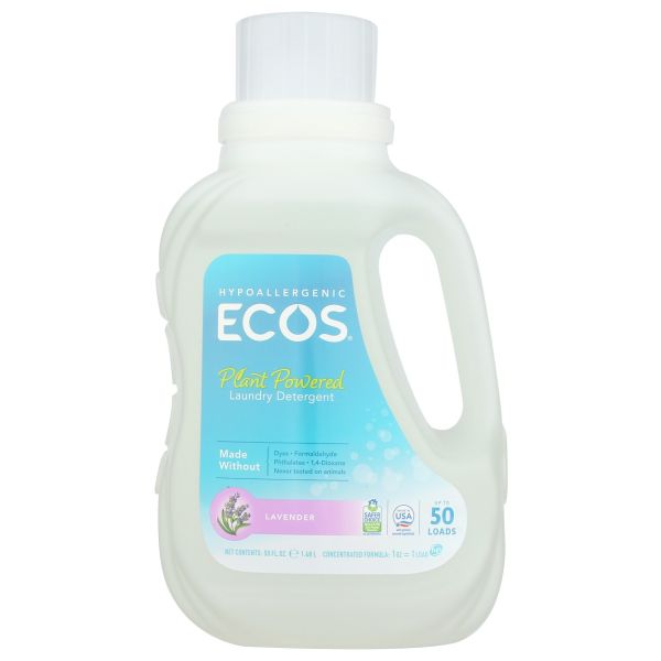 ECOS: Laundry Detergent Lavendar, 50 oz