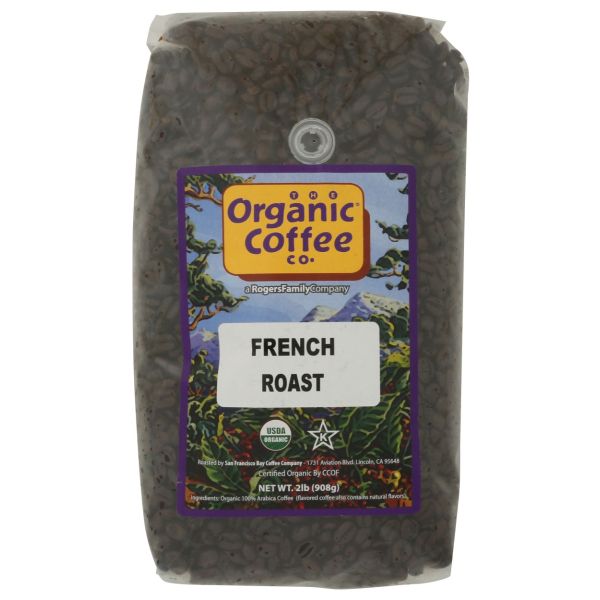 ORGANIC COFFEE CO: Organic French Roast Coffee, 2 lb