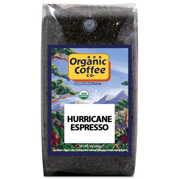ORGANIC COFFEE CO: Organic Hurricane Espresso Coffee, 2 lb
