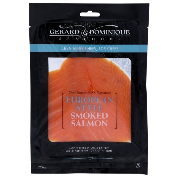 GERARD & DOMINIQUE: European Style Smoked Salmon, 6 oz