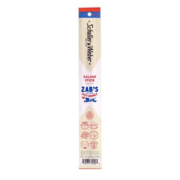SCHALLER & WEBER: Hot Honey Salami Sticks, 0.85 oz