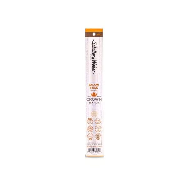 SCHALLER & WEBER: Crown Maple Salami Sticks, 0.85 oz