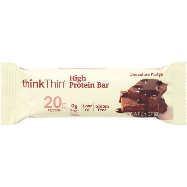 ThinkThin Chocolate Fudge High Protein Bar, 2.1 Oz