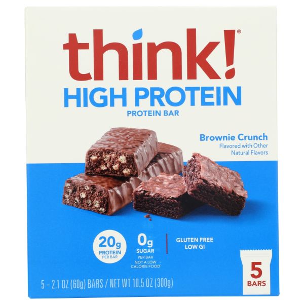 THINK: High Protein Bar Brownie Crunch, 10.5 oz