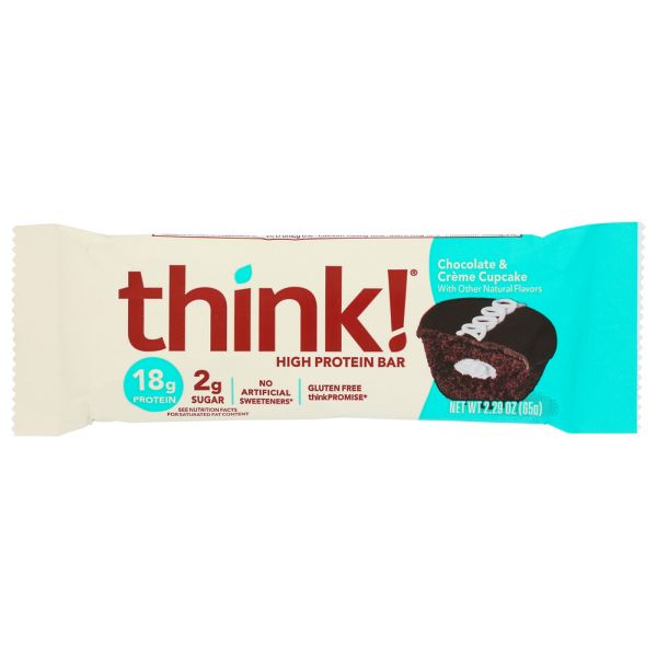 THINK!: Chocolate Creme Cupcake High Protein Bar, 2.29 oz