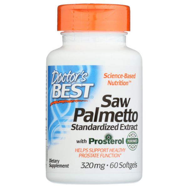DOCTORS BEST: Saw Palmetto 320Mg, 60 sg