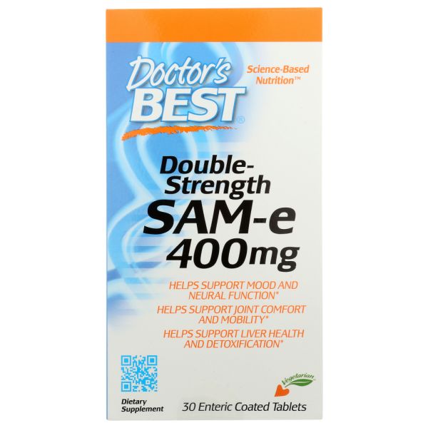 DOCTORS BEST: Sam-E 400Mg, 30 tb
