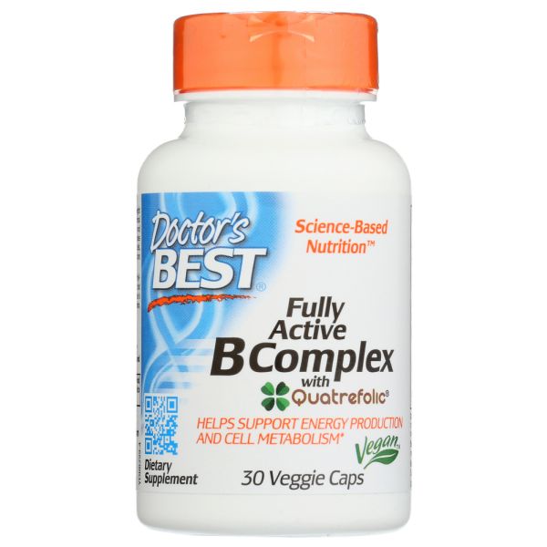 DOCTORS BEST: Vitamin B Complex, 30 VC