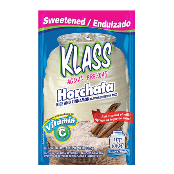KLASS: Beverage 1 Quart Mix Sweetened Horchata, .58 oz