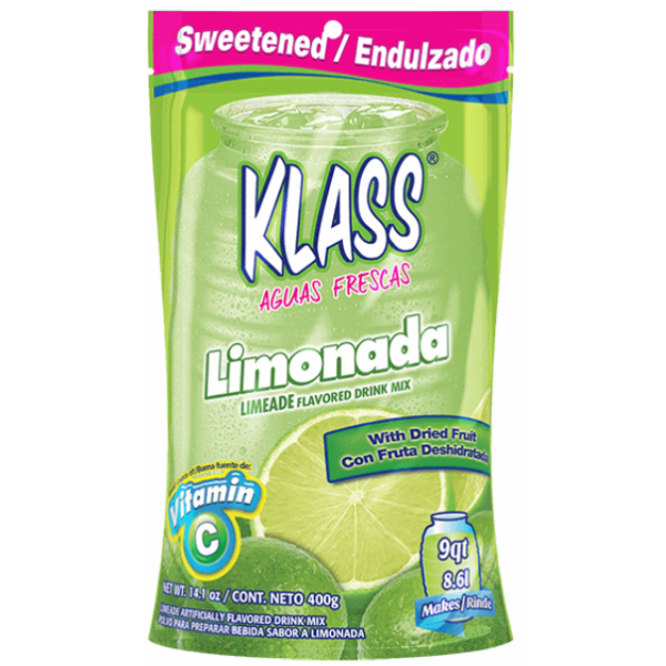KLASS: Beverage Mix Limonada Sweetened, 14.1 oz
