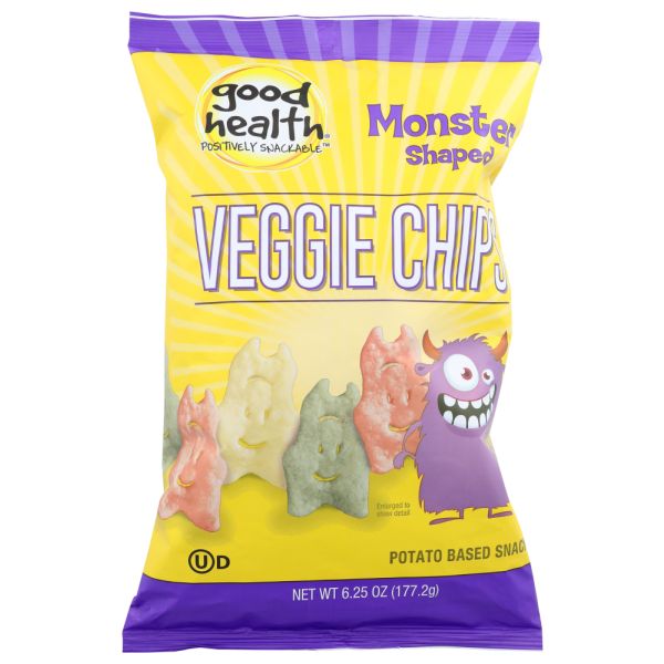 GOOD HEALTH: Monster Shaped Veggie Chips, 6.25 oz