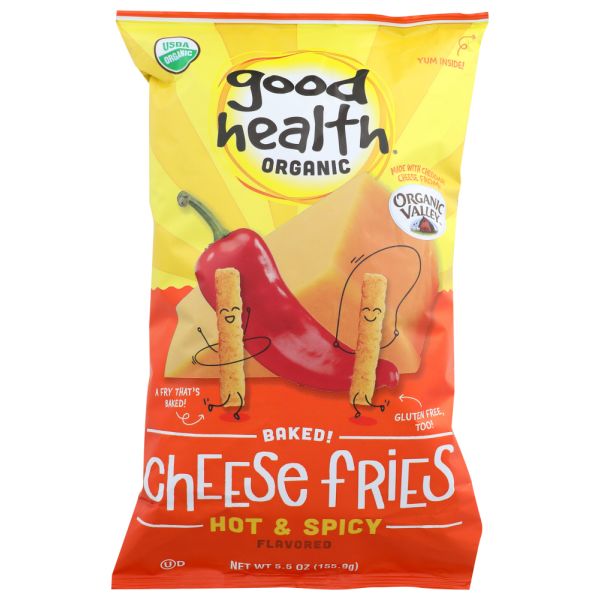 GOOD HEALTH: Baked Cheese Fries Hot & Spicy, 5.5 oz