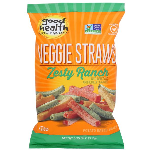 GOOD HEALTH: Veggie Straws Zsty Ranch, 6.25 oz
