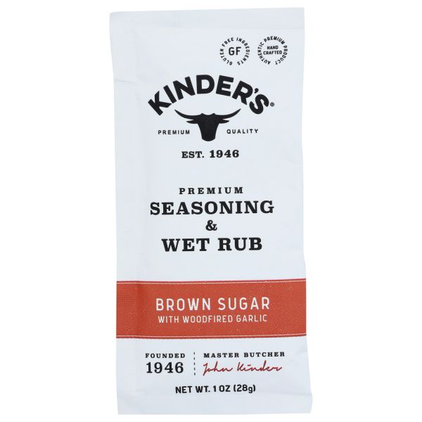 KINDERS: Seasoning Brwn Sgr Wd Grl, 1 oz