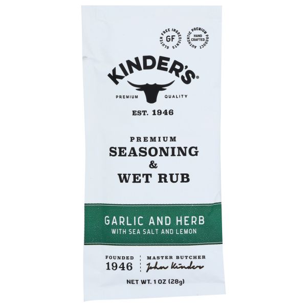KINDERS: Seasoning Grlchrb Sslt L, 1 oz