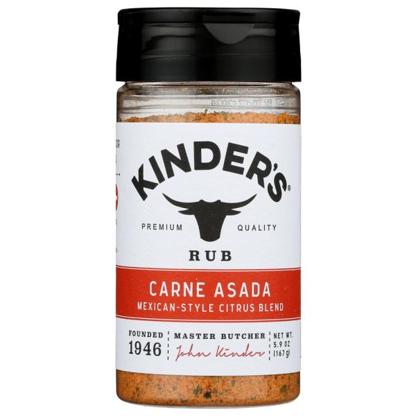 KINDERS: Seasoning Carne Asada, 5.9 oz